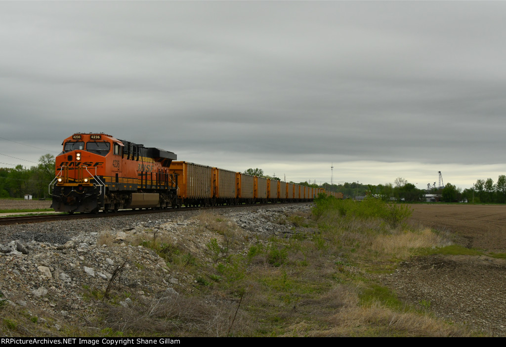 BNSF 4236 Rock train.